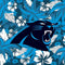NFL Carolina Panthers Tropical Print Wii (Includes 1 Controller) Skin
